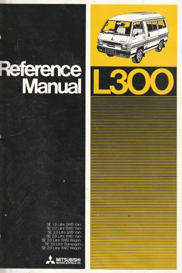 Mitsubishi L300 Reference Manual (image for) Mitsubishi L300 Reference Manual